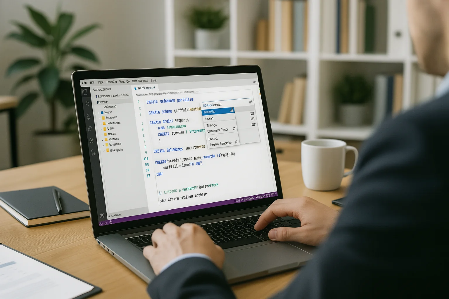 persona programando en microsoft sql server con transacsql