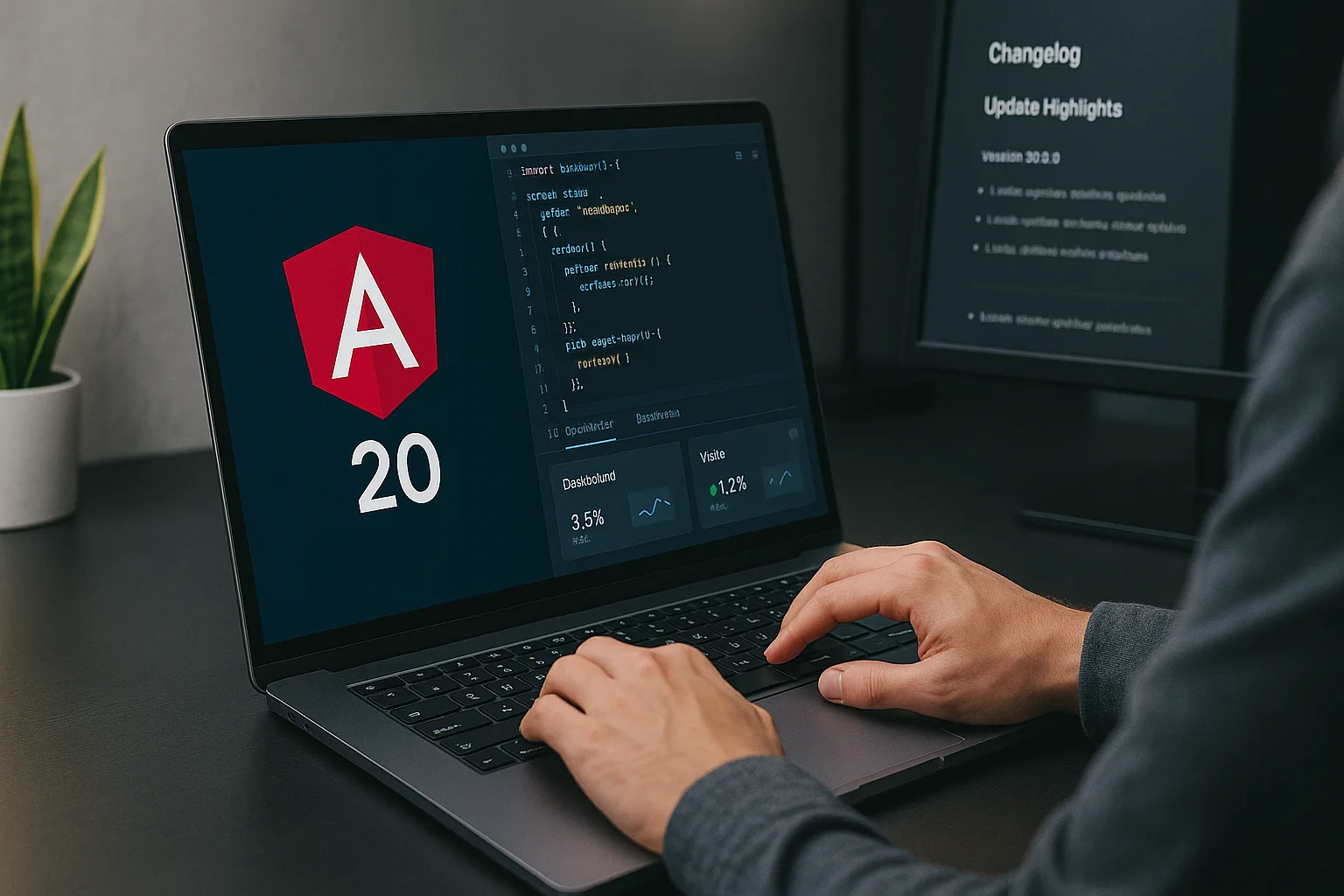 persona programando con angular 20